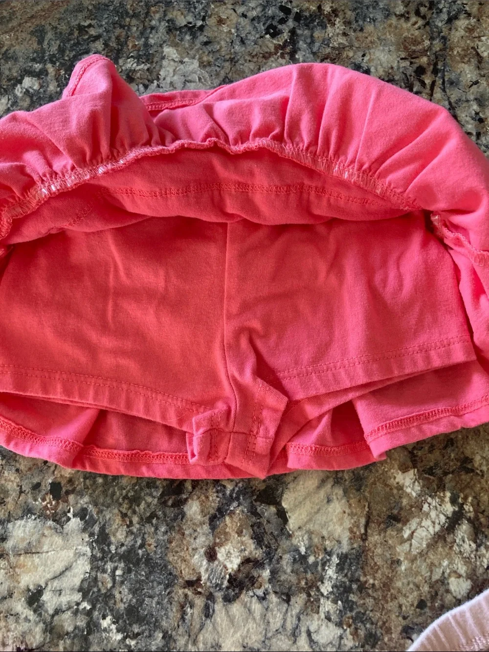 Girls Skirt & Shorts Set - Coral, Hot Pink tutu, Light Pink shorts